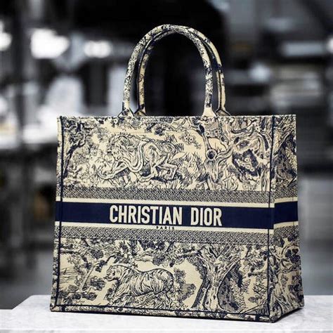 dior book tote false